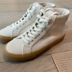 Madewell gumsole high top sneakers